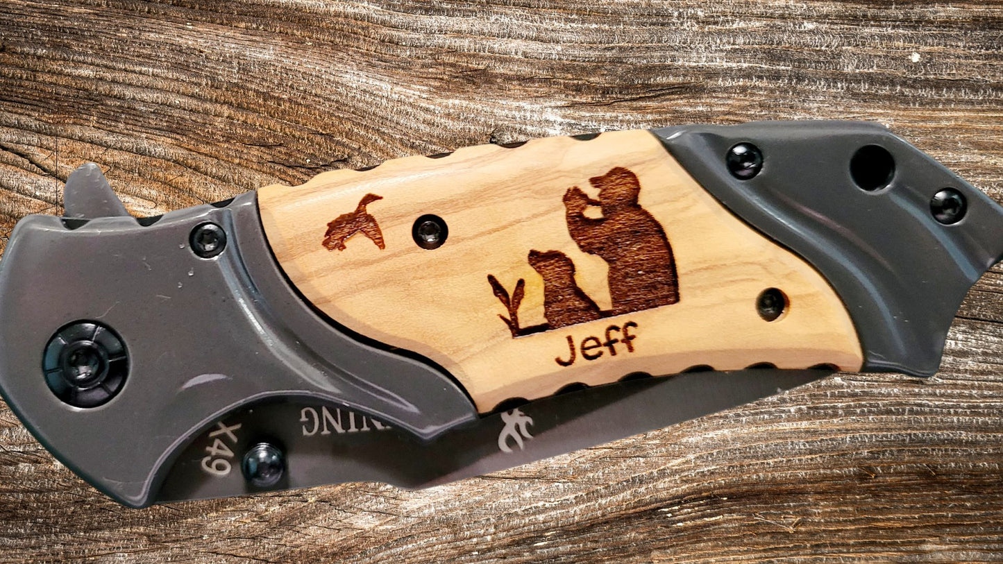 Browning Pocket Knife - Custom Engraved