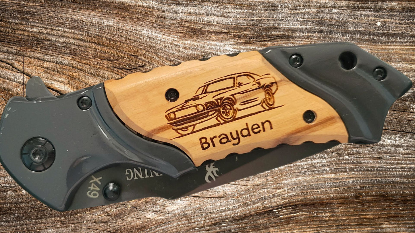 Browning Pocket Knife - Custom Engraved