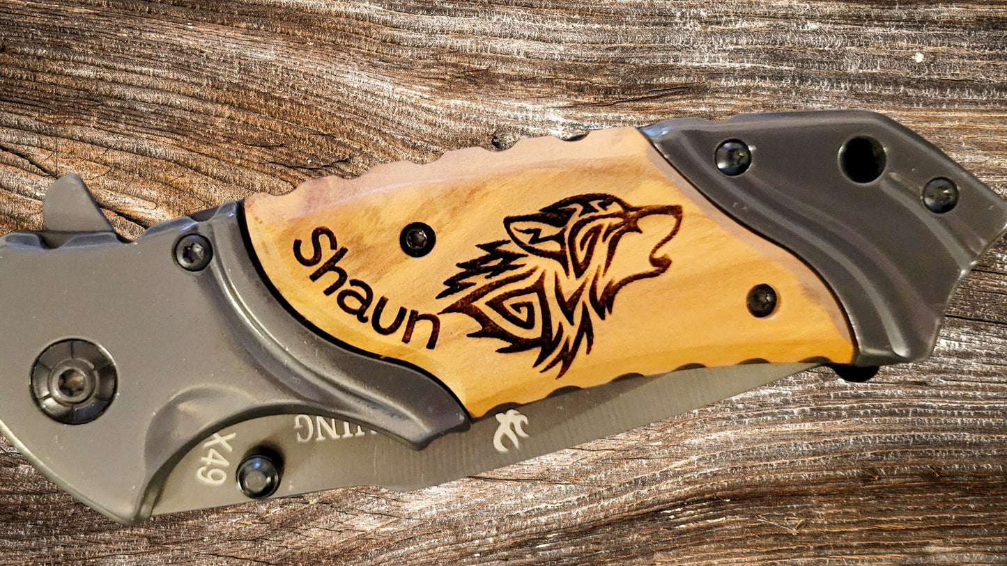 Browning Pocket Knife - Custom Engraved