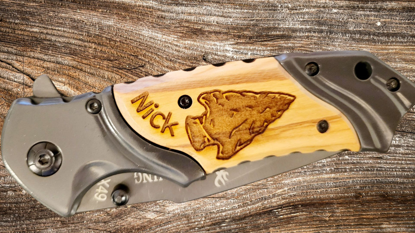 Browning Pocket Knife - Custom Engraved